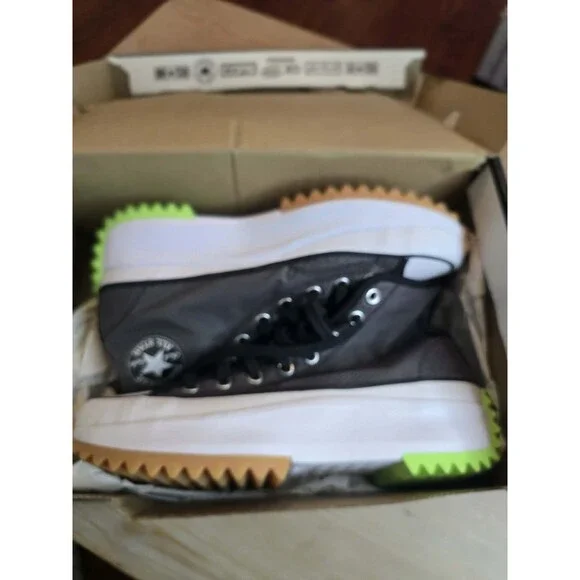 HTF Converse Run Star Hike High Concrete Heat sneaker sz 10.5 - Picture 1 of 8